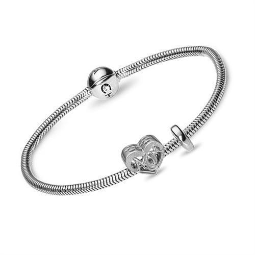 Image of Morsdag sølv armbånd med sølv charm fra Christina Watches